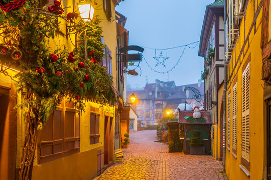 Colmar christmas decoration in France