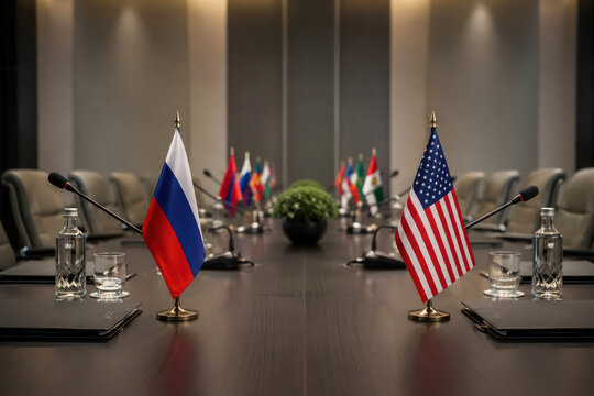 US Russia Bilateral Negotiations at International Diplomatic Conference