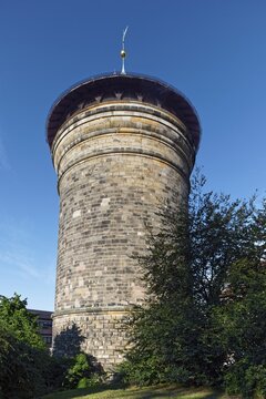 Laufer gate defence defence defence defence defence defence defence defence defence tower, old name Schwarz M, 1377, fortified tower in penultimate city wall, Outer Laufer Square, Maxtor Wall 11, Old Town St. Sebald, Nuremberg, Middle Franconia, Franconia, Bavaria, Germany