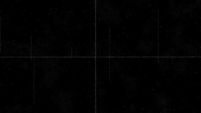 Distressed film grain texture with light scratches and dust, black background, perfect for overlay effects and vintage feel