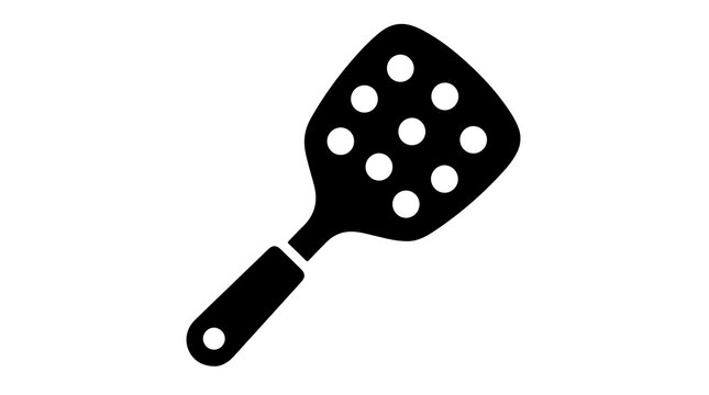 Slotted spatula for cooking and kitchen use