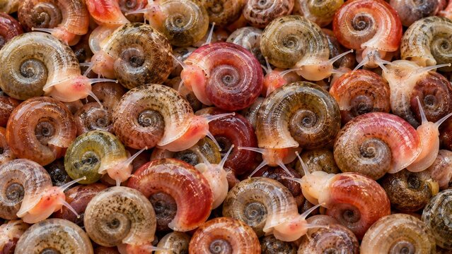 Ramshorn Snail Background. Snail Background.