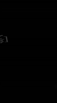 Vertical video: Limit showing starting white glyphs moving down, fading, focusing into dense field