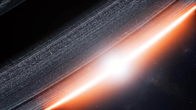 恒星食における巨大環外縁の回折境界とミー散乱による光線透過の観測