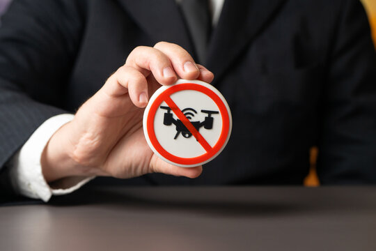 A ban on the use of drones and unmanned aircraft establishes a no-fly zone for commercial and civilian drones. Airspace security, aviation regulations, public safety