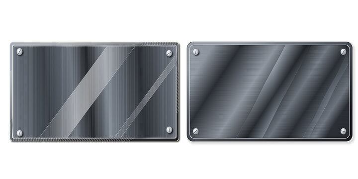 metal plate with screws