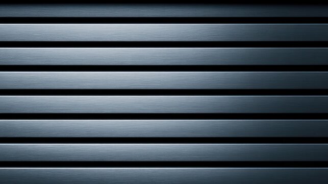 Brushed metal horizontal stripes texture with dramatic lighting