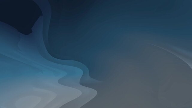Swirling navy blue and slate gray fluid waves flowing like marble