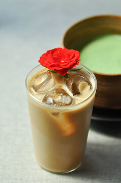 coffee, iced coffee or iced latte coffee