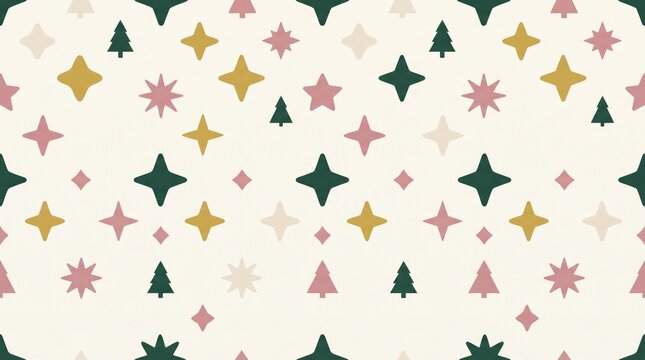Festive holiday pattern