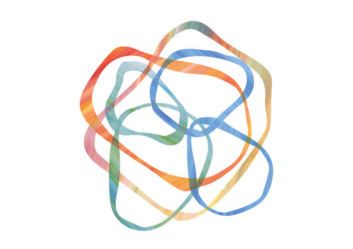 Colorful Interlocking Shapes