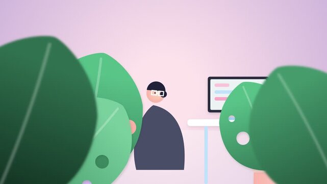 Navigating the Office Jungle: Surviving Workplace Hide-and-Seek Behind Plants