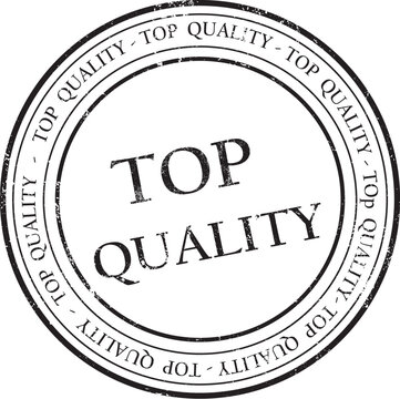 Top quality rubber stamp vector badge design