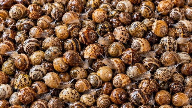 Dwarf Snail Background. Snail Background.