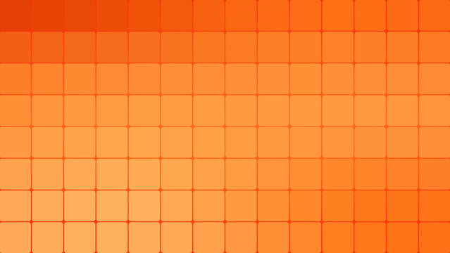 Modern orange tech background featuring a clean grid pattern with rounded square cells and subtle gradient shading for digital interfaces and corporate presentations