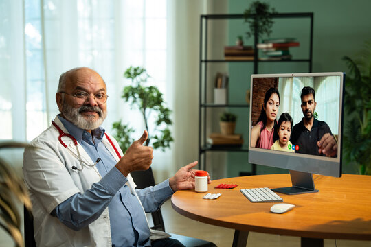 Experienced Indian Doctor Providing Online Pediatric Consultation for Infant