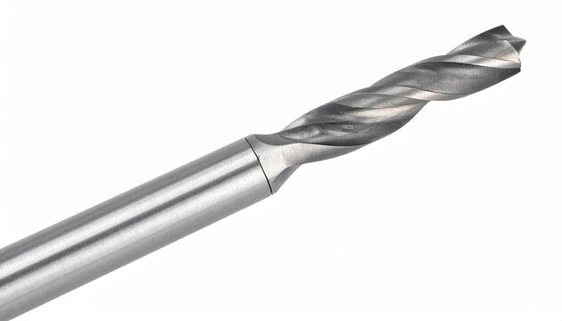 Auger drill bit for timber framing isolated on white background