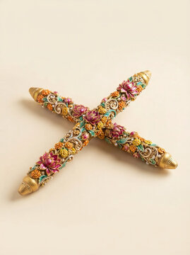 Dandiya Festival, Traditional Indian Dance Sticks