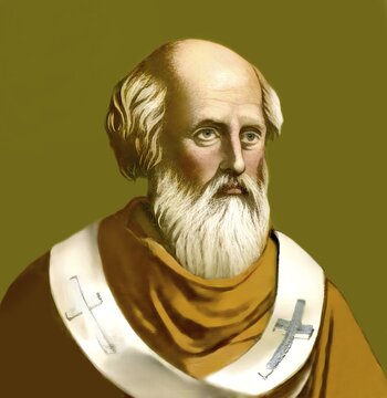 Pope Adeodatus II, c.621 &ndash; 676, bishop of Rome from 672 to 676
