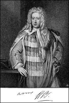 Henry St. John, 1st Viscount Bolingbroke, 16 September 1678, 12 December 1751, was a British politician and philosopher in the Age of Enlightenment, Historical, digitally restored reproduction of a 19th century original, exact date unknown.