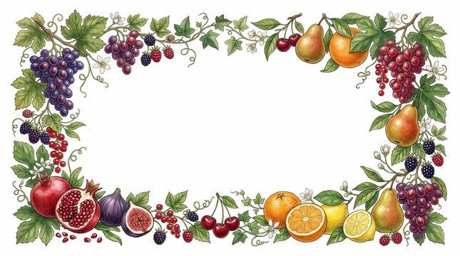 Fruit border frame