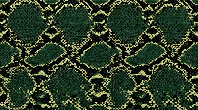 green snake skin seamless pattern texture animal print background vector design for fashion and textile or wallpaper