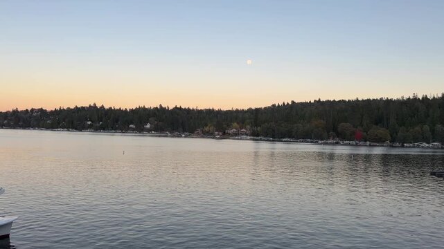 Sunset in Lake Arrowhead, California 