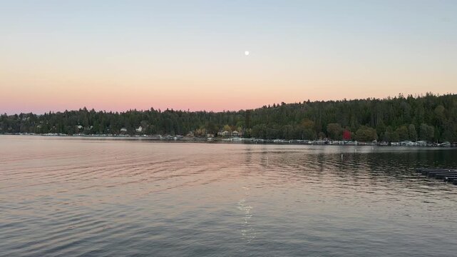 Sunset in Lake Arrowhead, California 