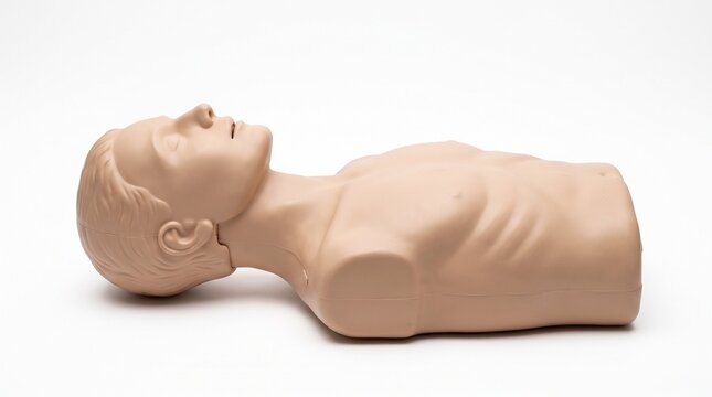Medical CPR Training Manikin for First Aid Simulation