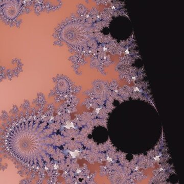 Infinite Mandelbrot fractal zoom endless detail abstract background