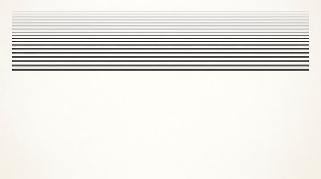 Minimalist abstract background featuring dark horizontal parallel lines with gradient width progression