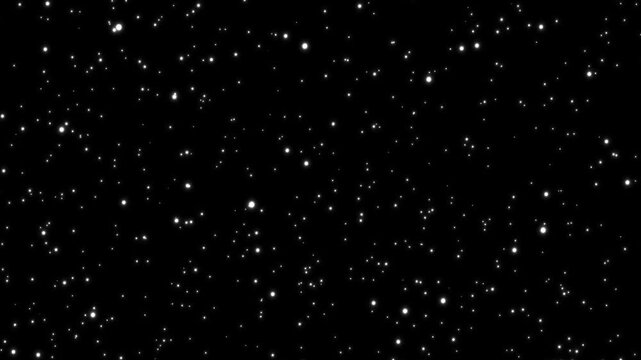 Stars animation scatters celestial constellation nodes across deep cosmic space. Astronomical exploration telemetry coordinates guide stars. Video suites use stars.