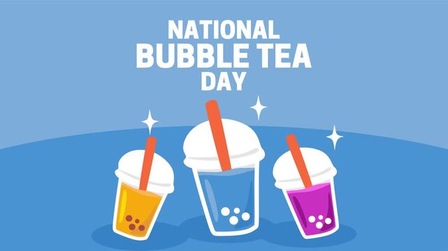 National Bubble Tea Day for bubble tea lovers