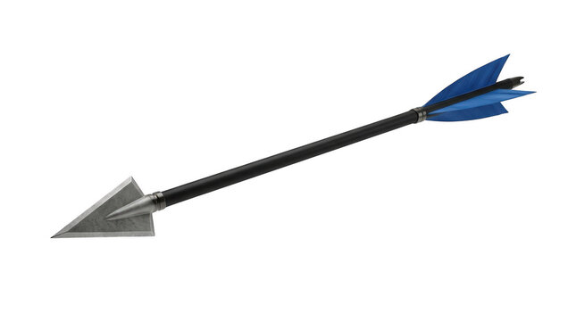 Sharp hunting arrow