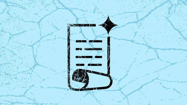 Ai Generated text, color vector illustration