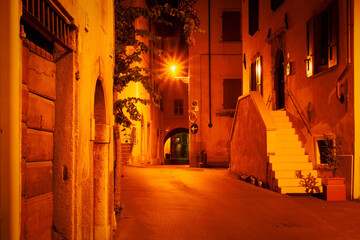 Nachts in Gargnano, Gardasee, Italien © Norbert L. Maier