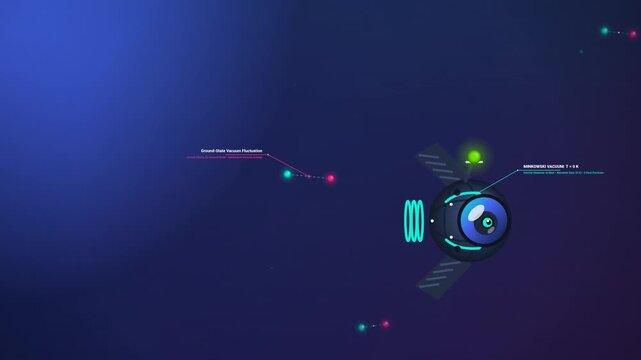 Educational Animation Explaining the Unruh Effect with Accelerating Observer and Vacuum Fluctuations