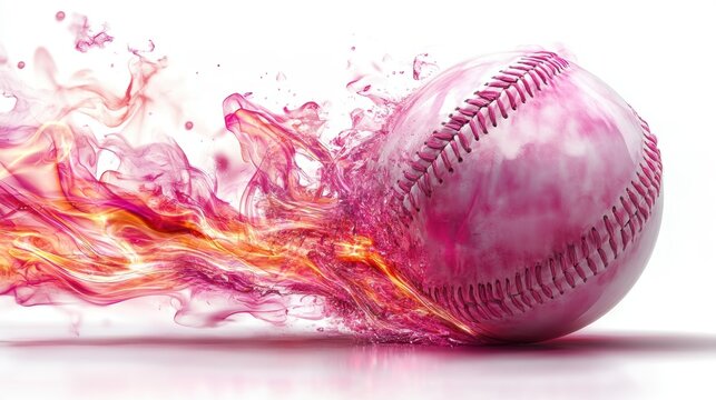 Baseball on white background,Baseball player hitting ball with bat,home run,baseball or t shirt, posters and banner,sport day, Baseball Icon Concept,Vector Template.