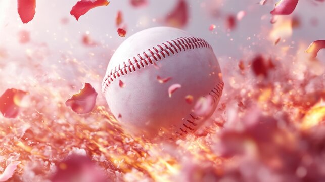 Baseball on white background,Baseball player hitting ball with bat,home run,baseball or t shirt, posters and banner,sport day, Baseball Icon Concept,Vector Template.