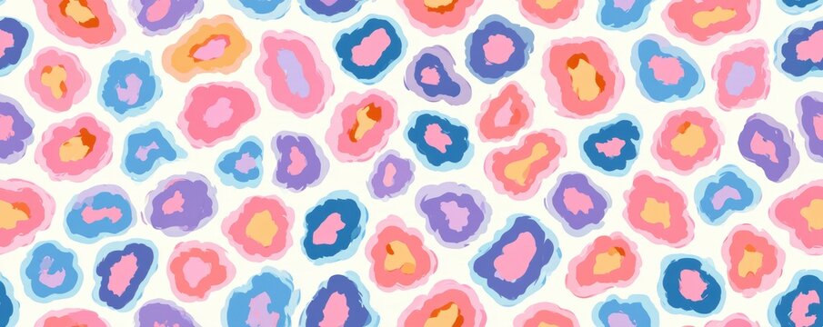 Seamless animal print,Colorful Leopard spots,Pink leopard print,green and yellow animal skin print of jaguar,hand sketched vector doodle wallpaper,cheetah,banner for background,trendy concept.