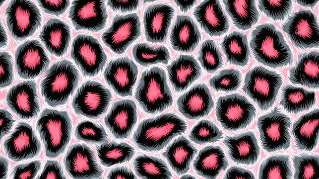 Seamless animal print,Colorful Leopard spots,Pink leopard print,green and yellow animal skin print of jaguar,hand sketched vector doodle wallpaper,cheetah,banner for background,trendy concept.
