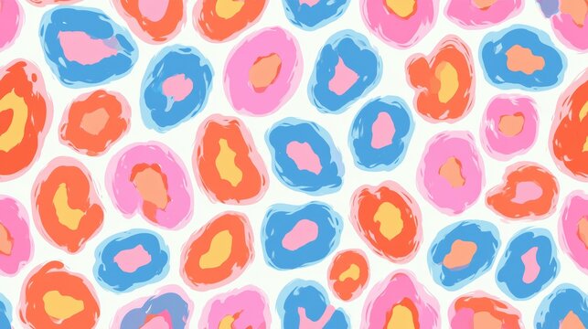 Seamless animal print,Colorful Leopard spots,Pink leopard print,green and yellow animal skin print of jaguar,hand sketched vector doodle wallpaper,cheetah,banner for background,trendy concept.