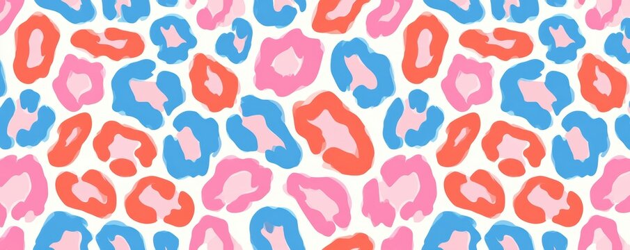 Seamless animal print,Colorful Leopard spots,Pink leopard print,green and yellow animal skin print of jaguar,hand sketched vector doodle wallpaper,cheetah,banner for background,trendy concept.