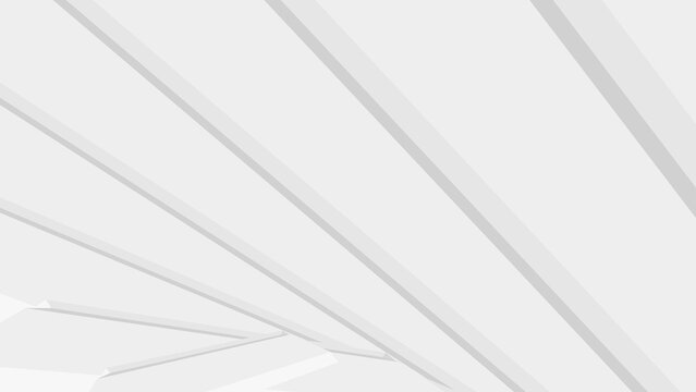 Clean White 3D Parametric Parallel Lines Vector Graphic Element Isolated on Solid Light Background