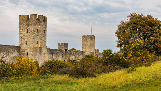 Stadtmauer von Visby auf Gotland
