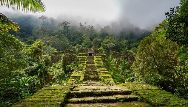 a hiking tour to the lost city in colombia exploring the ancient ruins and lush jungle of this historic and remote archaeological site
