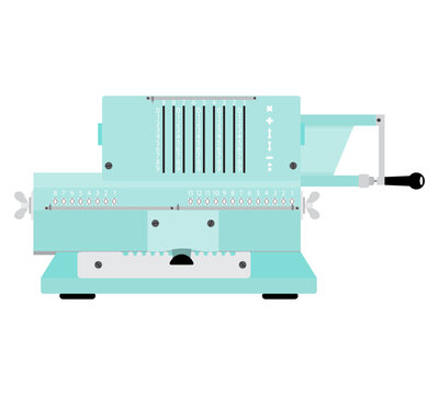 Adding machine flat