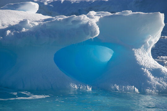 Iceberg floating near Antarctica
