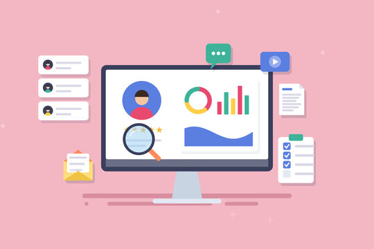 Customer profile management, know your customer, growing client base for online business with contact directory. 