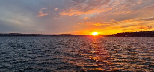 sunset over the sea © Pawel